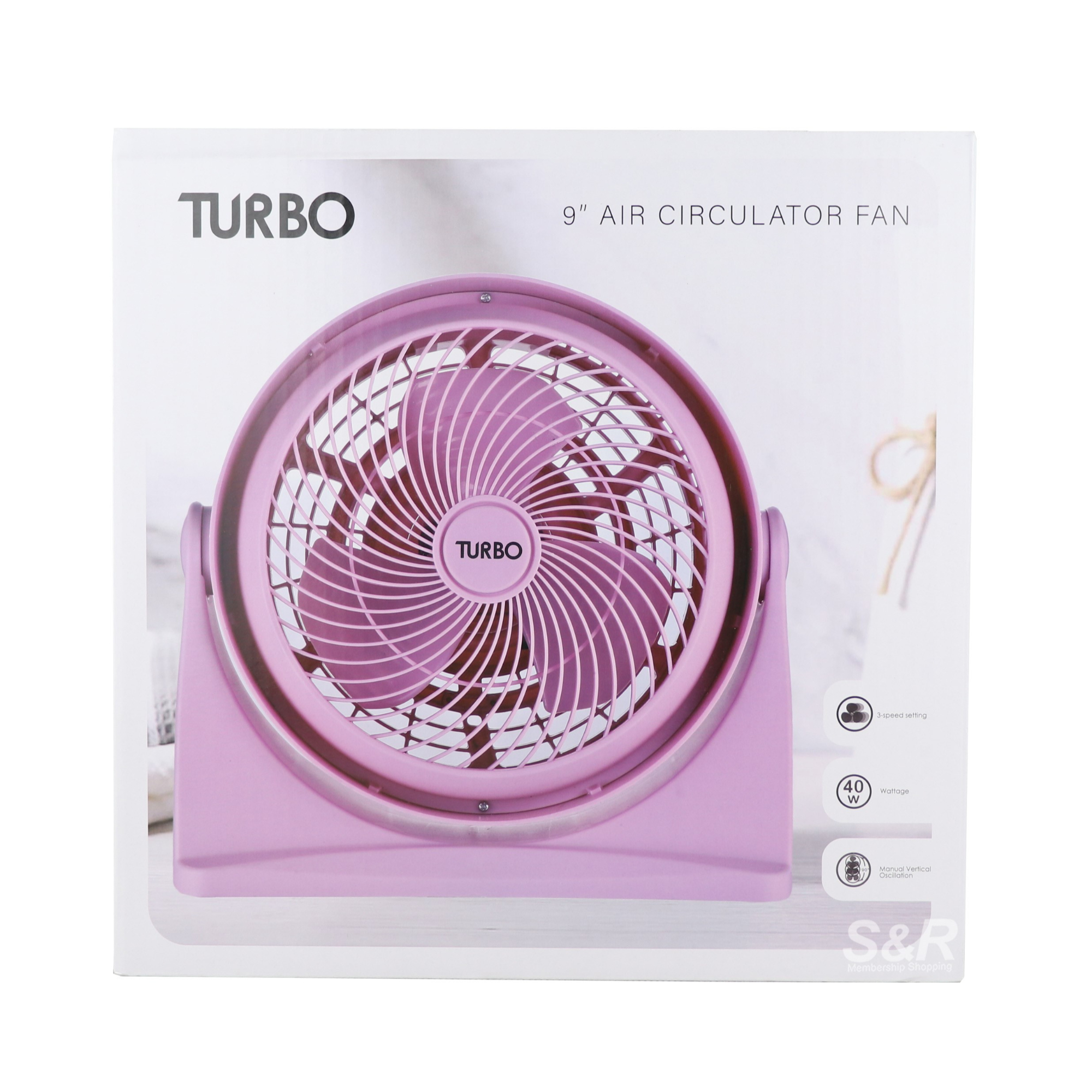 Turbo 9inch Air Circulator Fan 1pc